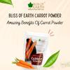 Bliss of Earth Carrot Powder All Natural Dehydrated, Pure, Freshly Ground, and Delicious Great for Juice, Cooking, Soup, Baking & Skin 2x100gm view 3