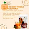 Bliss of Earth Carrot Powder All Natural Dehydrated, Pure, Freshly Ground, and Delicious Great for Juice, Cooking, Soup, Baking & Skin 2x100gm view 4