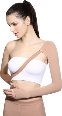 Imported Medical Compression Armsleeves || Class 2 || Post mastectomy Lymphaedema || Polyamide Lycra || Improve Blood Flow || MICROFIBRE (small)