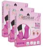 MEDIBAR Waterproof Rubber Socks: Pain Relief for Men and Women, Anti-Crack Gel Heel Ankle Length and Foot Protector Moisturising Socks for Foot Care,(Medium)(7-8-9)(Pink) Pack of 3 view 2