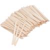 1000Pcs Wooden Wax Sticks Small Waxing Applicator Sticks Wax Spatulas Wood Craft Sticks for Hair Removal and Smooth Skin - Slanted & Round view 1