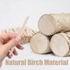 1000Pcs Wooden Wax Sticks Small Waxing Applicator Sticks Wax Spatulas Wood Craft Sticks for Hair Removal and Smooth Skin - Slanted & Round view 4