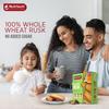 Nutrisum Premium Whole Wheat Rusk Elaichi (Cardamom) Flavour, High Fiber, Refined Sugar Free, Tea Toasts 180 Gms (Pack Of 2) view 4