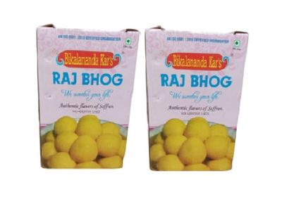 Bikalananda Kar's Oriya Sweets RAJBHOG Indian Mithai - Salepur Mitha, 1KG (Pack of 2)