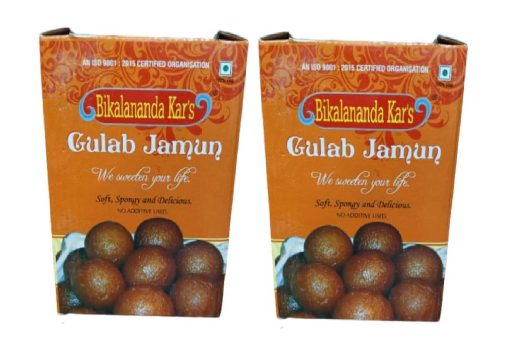Bikalananda Kar's Oriya Sweets GULAB JAMUN Indian Mithai - Salepur Mitha, 1KG (Pack of 2)