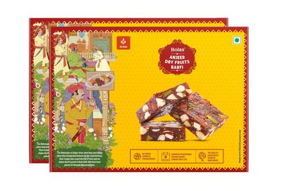 Bolas Anjeer Dry fruits Burfi 500g (250gX2)