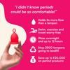 Asan menstrual cup (Light/medium flow) + OneDrop Cleanser Combo Pack | Easiest cup to insert & remove I Special ring design | Premium medical grade silicone I Designed in the USA view 1