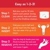 Asan menstrual cup (Light/medium flow) + OneDrop Cleanser Combo Pack | Easiest cup to insert & remove I Special ring design | Premium medical grade silicone I Designed in the USA view 4