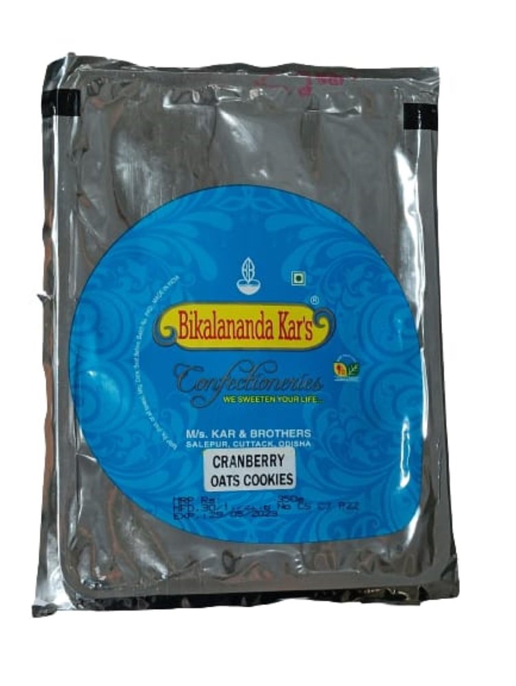 Bikalananda Kar's CRANBERRY OAT COOKIES, Biscuit, 300G (Pack of 1)