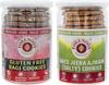 Fore Noon Oats Jeera Ajwain (Salty) & Gluten free Ragi Jaggery Cookies (356 g, Pack of 2) view 1