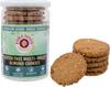 Fore Noon Multi-Millet Gluten-Free Almond Cookies | High Fiber Multi-Grain Biscuit | Made with Organic Jaggery, Cow Ghee & Rock Salt | Low Fat & Sugar | Healthy Snack for Kids & Adults | 100% Natural Ingredients | 178g Pack of 1 view 1