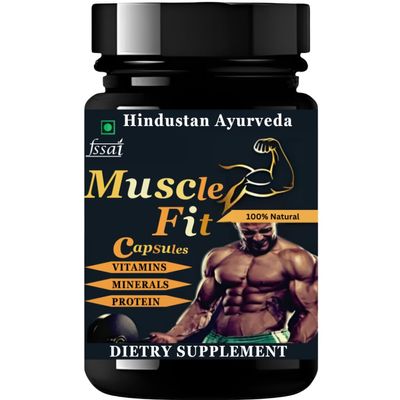 Muscle Fit | Ayurvedic Product | Weight Gain Protein | Muscle Growth | Capsules |