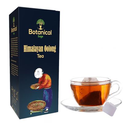 Botanical Sage- Himalayan Oolong Tea 30 Pyramid Tea Bags | High Mountain Oolong | Selected | Luxury Tea