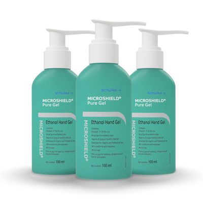 Microshield Pure Gel 100ml - Trusted by Doctors, 99.99% Effective against Germs, Based on European formulation, Passes EN Standards