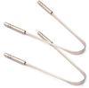 TOnourish Stainless Steel Tongue Cleaner With Comfort Grip Tongue Cleaner/Scapper Ayurvedic, Antibacterial scrapper for Oral Hygiene (Set of 2) view 1
