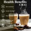 TEACURRY Thandai Chai (200 Grams, 100 Cups) - Thandai Tea with Assam Black Tea - 100% Natural Flavoured Tea | Refreshing & Tasteful Thandai Flavor Chai Tea view 4