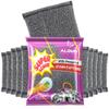 ALOUD CREATIONS Steel Scrubber | Steel Foam Pad Sponge | Black | Pack of 12 view 1