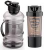 AASAVI Gym Combo Spider Shaker 500ml With 1.5L Sports Water Bottle Pack of Half Gallon Gym Water Bottle and Protein Shaker with Extra Compartment Gym Sipper Shaker Bottle (Pack of 2 Assorted Colour) view 1