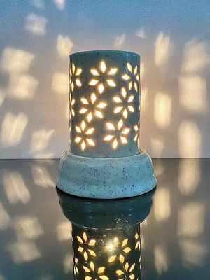 Aapka Apna Online Bazaar Ceramic Essential Oil Diffuser Perfume Aroma, Essential Oil Ceramic Electric Diffuser, Burner, Lamps Best Gifting