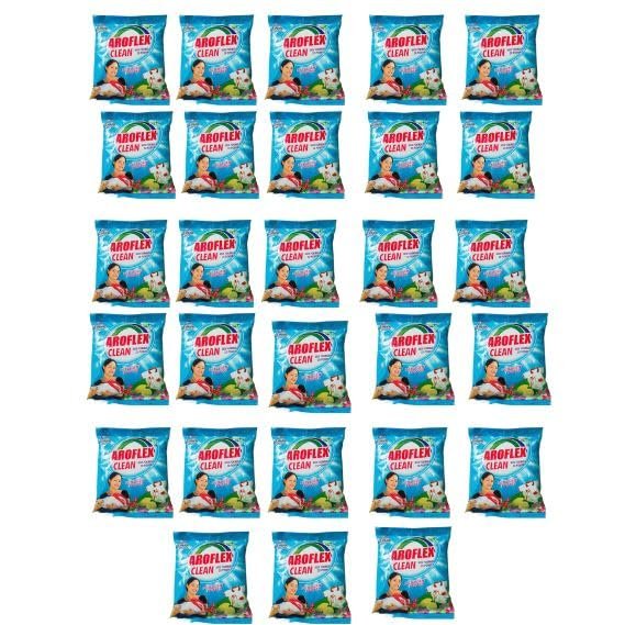 Combo AROFLEX Advanced Detergent Powder | 500g Pack*28pcs, 14Kgs | Laundry Detergent For Bright White Clothes | Machine & Bucket Was-LDHLP72