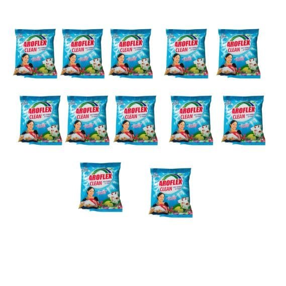 Combo AROFLEX Advanced Detergent Powder | 500g Pack*12pcs, 6Kgs | Laundry Detergent For Bright White Clothes | Machine & Bucket Was-LDHLP64