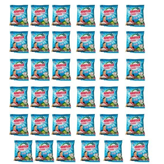 Combo AROFLEX Advanced Detergent Powder | 500g Pack*36pcs, 18Kgs | Laundry Detergent For Bright White Clothes | Machine & Bucket Was-LDHLP76