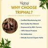 TRIPHAL Manjistha Powder 100g | 100% Pure & Edible Grade Manjishtha | Ayurvedic Skin Cleanser for Glowing Skin | Helps with Acne, Rashes & Detox | Non-GMO, Preservative-Free view 4