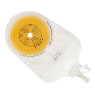 Bao Health Paediatric One -piece UROSTOMY Pouch with anti-reflux valve and screw tap TRANSPARENT (5-50mm) 4025001) (Pack of 5)