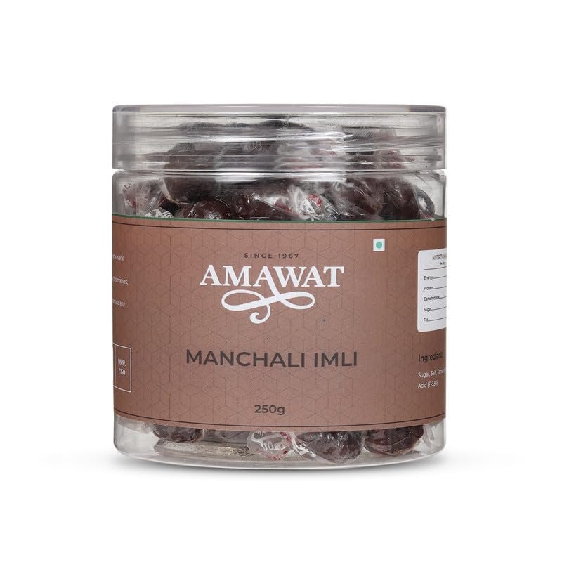 AMAWAT Manchali Imli 250 gm| Chatpata Candies | Tangy Tamarind | Digestive Churan