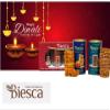 Biesca Assorted Handmade Cookies Gift Pack (Pack of 4) 680g - Besan Chocochip, Crispy Almonds, Dark Choco Oats, MULTIGRAIN view 2