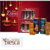 Biesca Assorted Handmade Cookies Gift Pack (Pack of 4) 680g - Besan Chocochip, Crispy Almonds, Dark Choco Oats, MULTIGRAIN view 3