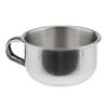 LOOM TREE Stainless Steel Men's Shaving Mug Bowl Men Barber Beard Soap Mug Cup + Handle for Shave Brush view 1