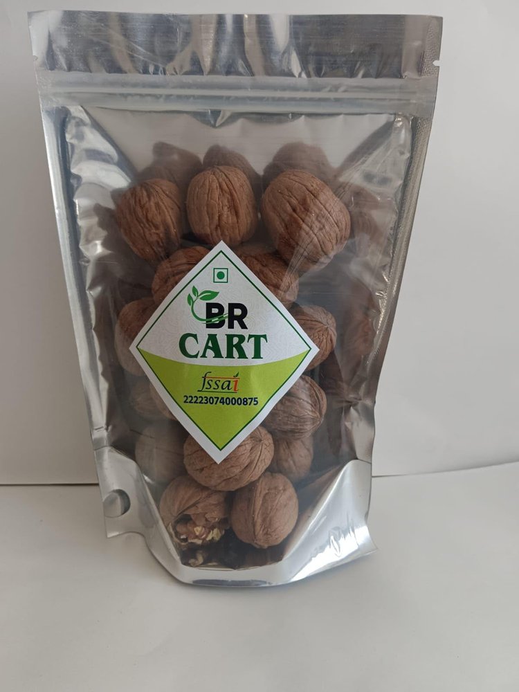 BR CART California Walnuts With Shell | Whole Walnuts Inshell| Sabut Akhrot | Easy To Break Shell Chilean Walnuts | Whole Akhrot | Inshell Walnuts Pack Of 1. (400 gm)