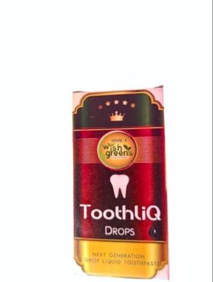 Ayufresh. Toothliq drops 2 drops uniqe liquid 15 ml pack of 2