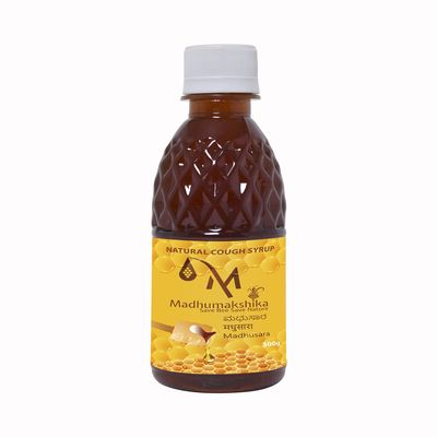 Madhumakshika Madhusara Natural Caugh Syrup 300 ml | Hot Sip Cough throat irritation Relief Products | Sugar Free