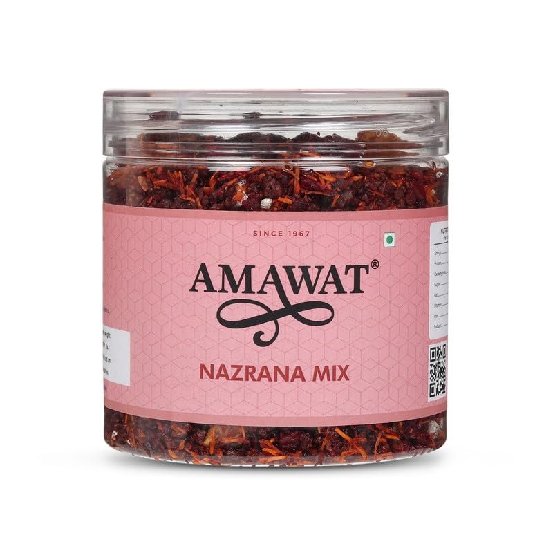 AMAWAT Nazrana Mix 250 gm | Digestive SupariMouth Freshener | Jhilmil Mix | Tasty Mouthfresheners | After-Meal Snack | Dry Mukhwas | Makhvas