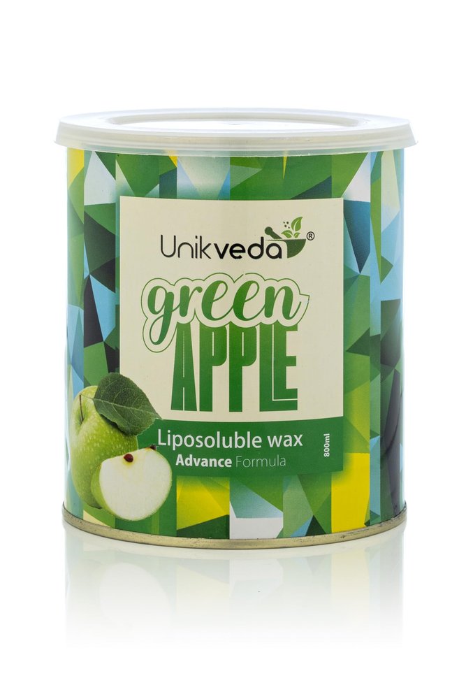 UNIKVEDA Green Apple Lipo Wax Suitable for Most Sensitive Skin for Smooth and Soft Skin for and Women 800ml