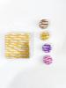 Chocolate Pre Cut Aluminium Multi Colour Tiger Print Design Foil Wrappers Approx 200 Sheets 9 x 9 cm view 3