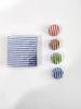 Chocolate Pre Cut Aluminium Multi Colour Stripes Design Foil Wrappers Approx 200 Sheets 9 x 9 cm view 2