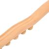Gyanadh Wooden Massager Gua Sha Stick Therapy Manual Wood Massage Roller Body Relieve Muscle Soreness Professional Stomach Cellulite Scraping Massager (8 Beads Gua Sha) view 2