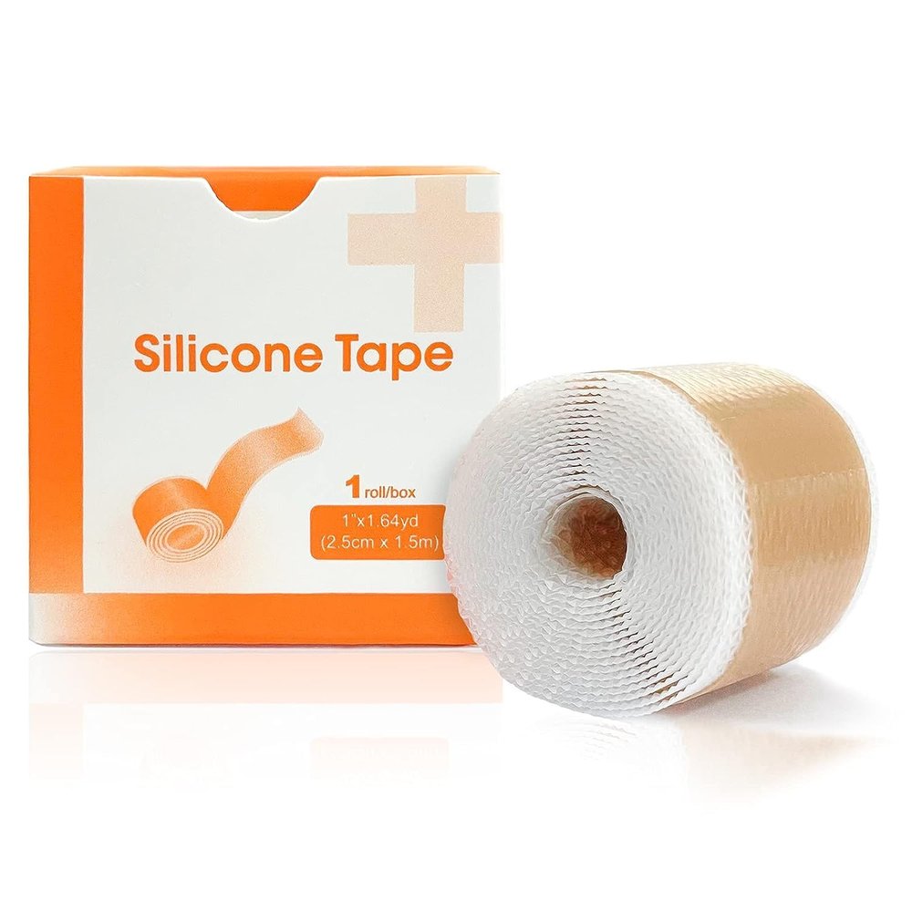 EASTHILL Silicone Scar,Silicone Scar Tape(1.6"x 60" Roll-3M) Effective Scar Removal Sheets, Silicone Scar Removal Sheets for Surgical Scars,Healing Keloid, C-Section, Tummy Tuck (ROLL TYPE)