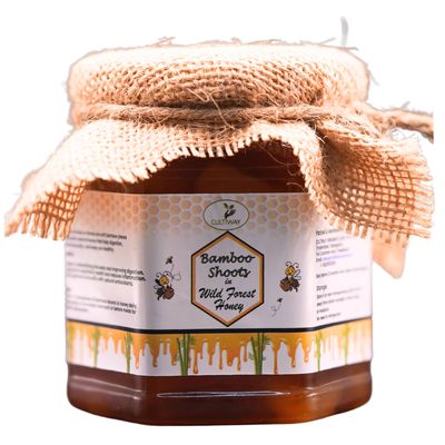 CULTIWAY ORGANICS Natural 100 Pure Hygienic Homemade Bamboo shoots in Honey(Free 80 gram Natural Honey) | 500 Gram
