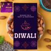 Expelite Diwali Celebration Special Pack Premium Selections Assorted Almond & Cranberry Flavour Chocolate Bar for Friends & Family (100 gm) view 3