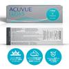ACUVUE - Oasys 1-Day Daily Disposable Contact Lenses (-2.5, Clear, Pack of 30 lenses) | From Johnson&Johnson view 2