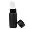 D'HIDES Car Tissue Paper Holder - Cylinder Tissue Box PU Leather Round Tissues Container Fit for Car and Van Cup, Car Cup Holder Car Tissues Box Round Container (Black) view 3