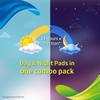 Pro-Ease Day & Night Sanitary Pad Combo Pack | Pack of 20 Pad | Sanitary Pad for Women| 2X Absorption| Bigger Pad | Better Protection at Night | Secure Sticking Pads view 2