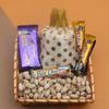 SFU E Com Crunchy Chocolate With Pistachios and Decorative Potli | Ideal for Rakhi, Diwali and Festive Gifting | 405 view 1
