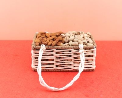 SFU E Com Dry Fruit Gift Hamper With Fulfil Designer Basket to Pistachios, Almond | Ideal for Rakhi, Diwali and Festive Gifting | Dry Fruit Hamper For Corporate Gifts, Family, Friends, New year | 117