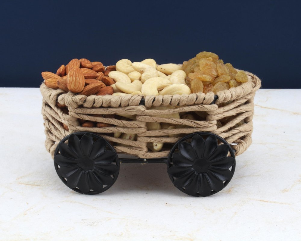 SFU E Com Dry Fruit Gift Hamper Pack with Almonds, Cashew And Raisin | Ideal for Rakhi, Diwali and Festive Gifting | Dry Fruit Hamper For Corporate Gifts, Family, Friends, New year | 109