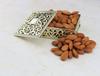 SFU E Com Dry Fruit Gift Hamper With Golden Box Almond|Ideal For Rakhi, Diwali And Festive Gifting|Dry Fruit Hamper For Corporate Gifts, Family, Friends, New Year|054, ?1 count view 1